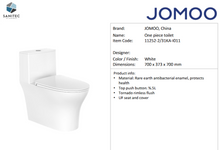 Load image into Gallery viewer, JOMOO One Piece Toilet 11252-2/31KA-I011