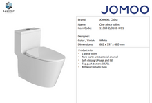 Load image into Gallery viewer, JOMOO one piece toilet 682 x 397 x 680mm 11369-2/31KB-I011