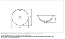 Load image into Gallery viewer, JOMOO countertop basin  445 x 445 x 200mm 12703-1/01P-I011