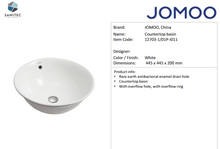 Load image into Gallery viewer, JOMOO countertop basin  445 x 445 x 200mm 12703-1/01P-I011