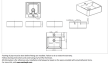 Load image into Gallery viewer, JOMOO wall hung basin 400 x 420 x 155mm 12807-1/11P-I011