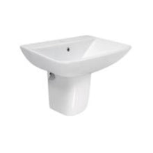 Load image into Gallery viewer, JOMOO wall hung basin w/ half pedestal 12809-1/11P-I011