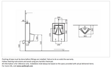 Load image into Gallery viewer, JOMOO  wall hung urinal 385x285x580mm top 13053-1Z/51Z-I011