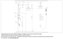 Load image into Gallery viewer, JOMOO concealed shower system Chrome 37316-473/1B-I011