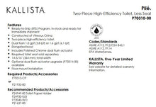 Load image into Gallery viewer, Kallista Plie Watercloset Two Piece P70310-00-0