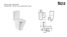Load image into Gallery viewer, Roca Gap 2pc rimless 3/435L s-trap A34247L00C