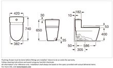 Load image into Gallery viewer, Roca Inspira 1pc toilet 4.8L s-trap305mm A349486000