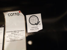 Load image into Gallery viewer, Cotto Sensation Square Basin Black C00341MBK