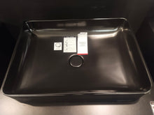 Load image into Gallery viewer, Cotto Sensation Rectangle Basin Black C00342MBK