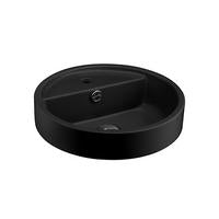Load image into Gallery viewer, Cotto Geo circle Wash basin Black C00380MBK