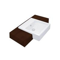 Load image into Gallery viewer, Cotto Parvis Semi-recessed Washbasin C02717