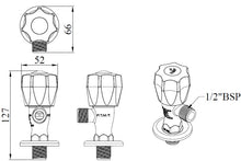 Load image into Gallery viewer, Sparsh Pearl HI-FLO angle valve w/ flange 15mm HFL-1308