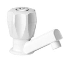 Load image into Gallery viewer, Sparsh Pearl HI-FLO pillar tap 15mm white/ivory HFL-1311