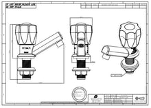 Load image into Gallery viewer, Sparsh Pearl HI-FLO pillar tap 15mm white/ivory HFL-1311