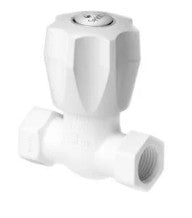 Load image into Gallery viewer, Sparsh Pearl HI-FLO stop tap F/T 15mm white HFL-1316