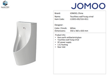 Load image into Gallery viewer, JOMOO touchless wall hung urinal rear inlet J13055-0D/31K-I011