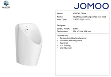 Load image into Gallery viewer, JOMOO touchless wall hung urinal rear inlet J13057-1D/41K-I011