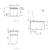 Load image into Gallery viewer, Axent Meta Intelligent Toilet E360-0332-M1