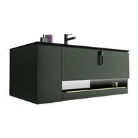 Load image into Gallery viewer, Queenswood Navarra wall unit w/ drawer dark green NVR1000-DG