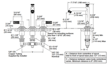 Load image into Gallery viewer, Kallista Pinna Paletta Deck-mount Bath Faucet with Diverter P24903-ADW-AD