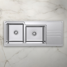 Load image into Gallery viewer, Primy Radius 25 Countertop Double Bowl Right Drain 2091SR