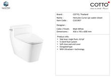Load image into Gallery viewer, Cotto Hercules Curve Water Closet 4.8L C101907