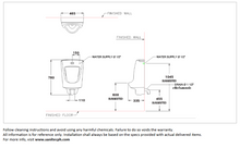 Load image into Gallery viewer, Cotto Marshal urinal with sensor flush C3011(DC)