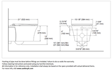 Load image into Gallery viewer, Kohler wall hung bowl Veil K6299-7