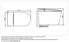 Load image into Gallery viewer, JOMOO X70 smart toilet with ultra-quiet flush ZD9640-SA-CJM000