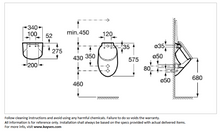 Load image into Gallery viewer, Roca Spun urinal with cover back inlet A353148000