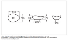 Load image into Gallery viewer, Roca Ohtake countertop basin pearl A327A13630