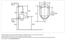 Load image into Gallery viewer, Kohler Eco Urinal Rear Spud Bardon K4904T-ER-0