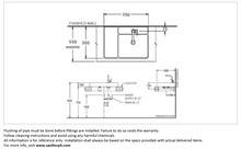 Load image into Gallery viewer, COTTO Quil lavatory 3 tap holes left shelf taupe CPW0500