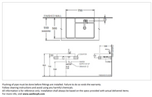Load image into Gallery viewer, COTTO Quil lavatory 3 tap holes right shelf taupe CPW0501