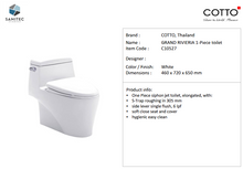Load image into Gallery viewer, Cotto Grand Riviera One Piece Watercloset C10527