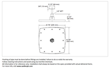 Load image into Gallery viewer, Kallista 9" square soft modern raindome