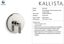 Load image into Gallery viewer, Kallista Pinna Palleta Pressure Balance Trim, Lever Handle P24915-ADW-AD