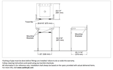 Load image into Gallery viewer, Kallista pinna paletta console table legs with towel bar P74216-ADW-AD