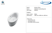Load image into Gallery viewer, Kreiner Freestanding Tub MEXICO
