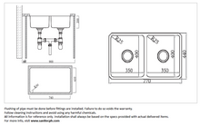 Load image into Gallery viewer, Primy Radius 25 Undermount Double Bowl 2113A