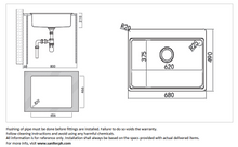 Load image into Gallery viewer, Primy Radius 25 Countertop Single Bowl 1109S