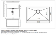 Load image into Gallery viewer, Primy Krupp Undermount Single Bowl 4093F