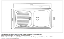 Load image into Gallery viewer, Primy Single Bowl Left Drain 1049S.LD