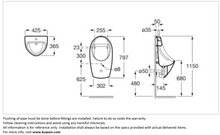 Load image into Gallery viewer, Roca EURET wall-hung urinal Z35945H000
