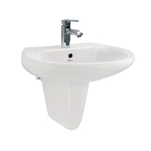 Load image into Gallery viewer, Viglacera Wall Hung Basin VI5B+VI5HP half pedestal