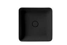 Load image into Gallery viewer, Cotto Sensation Square Basin Black C00341MBK