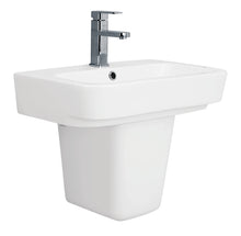 Load image into Gallery viewer, Viglacera Wall Hung Basin with  Half Pedestal  CD50B+CD50HP
