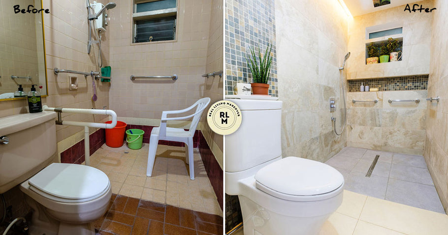 A Dramatic, Hotel-Like Makeover for a Tiny And Old Bathroom