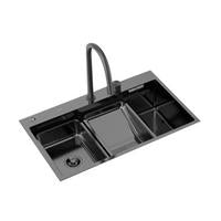 Load image into Gallery viewer, JOMOO Single Bowl Sink with tray &amp; colander 06203-9AZ2-1
