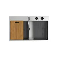 Load image into Gallery viewer, JOMOO Single Bowl Sink with board &amp; colander 06335-BZ-1
